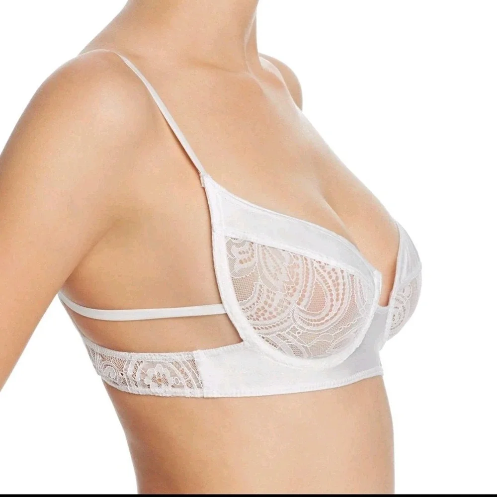 For Love & Lemons Unlined Underwire Bra Women's SZ M Sexy Feminine Coquette NWT